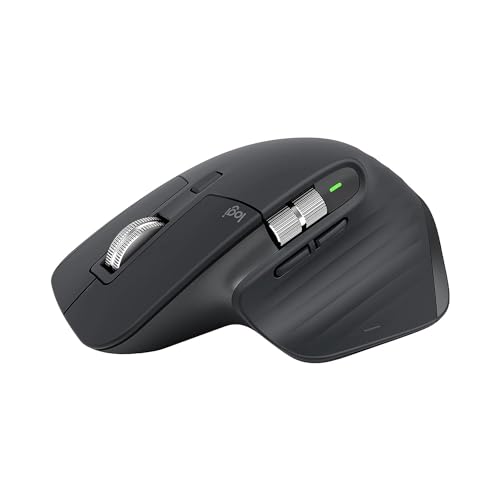 Logitech MX Master 3S Mouse Right-Hand RF Wireless+Bluetooth Optical, W126983404 (RF Optical 8000 DPI)