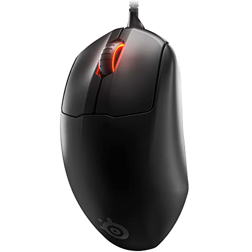SteelSeries Esports FPS Gaming Mouse – Ultra Lightweight – Prime + Edition – 5 Programmable Buttons – 18K CPI TrueMove Pro Sensor – Magnetic Optical Switches – Customization - RGB Lighting – PC/Mac