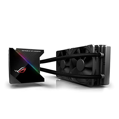 ASUS 90RC0030-M0UAY0 ROG Ryujin 240 All-in-One Liquid CPU Cooler with Live Dash Colour OLED - Black