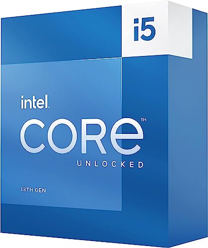 Intel Core i5-13600K Desktop Processor 14 cores (6 P-cores + 8 E-cores) with Integrated Graphics - Unlocked