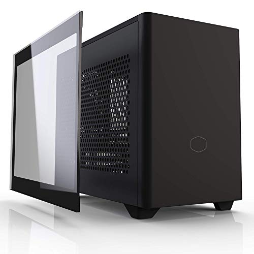 Cooler Master NR200P SFF Small Form Factor Mini-ITX Case, Tempered Glass or Vented Panel, Vertical Mounting GPU, PCI Riser Cable, Triple-Slot GPU, Tool-Free (MCB-NR200P-KGNN-S00)