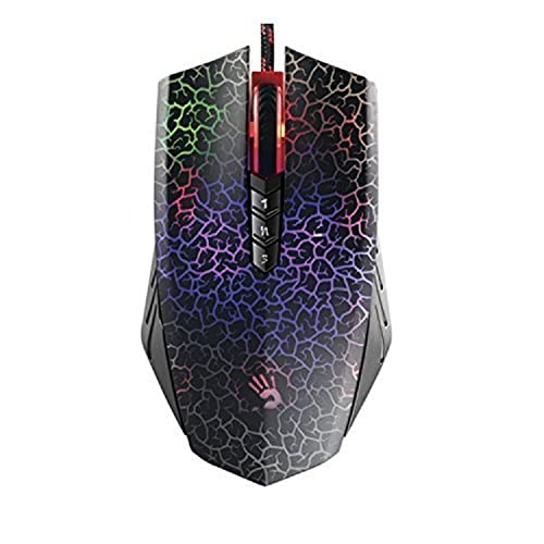 Bloody Optical Gaming Mouse with Light Strike (LK) Switch & Scroll - Fully Programmable and Advance Macros (A70)