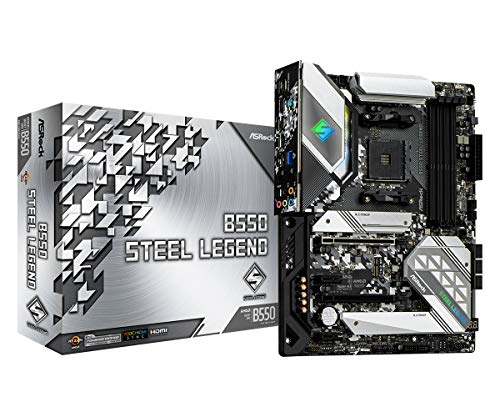 ASRock B550 Steel Legend Supports 3rd Gen AMD AM4 Ryzen™ / Future AMD Ryzen™ Processors Motherboard