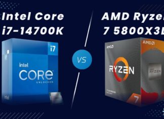 Core i7-14700K vs Ryzen 7 5800X3D