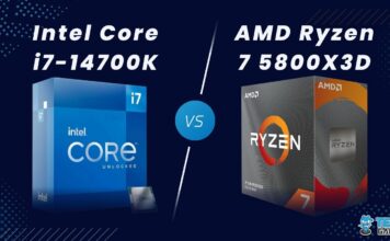 Core i7-14700K vs Ryzen 7 5800X3D