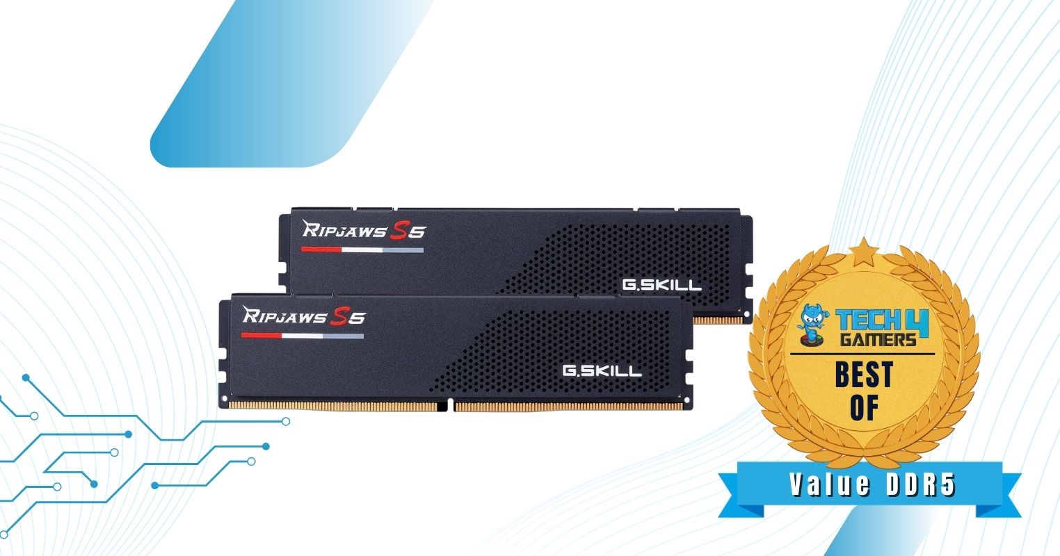G.SKILL Ripjaws S5 DDR5 6000MHz CAS30 - Best Value DDR5 RAM