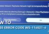 HOW TO FIX PS5 Error Code WS-116521-6