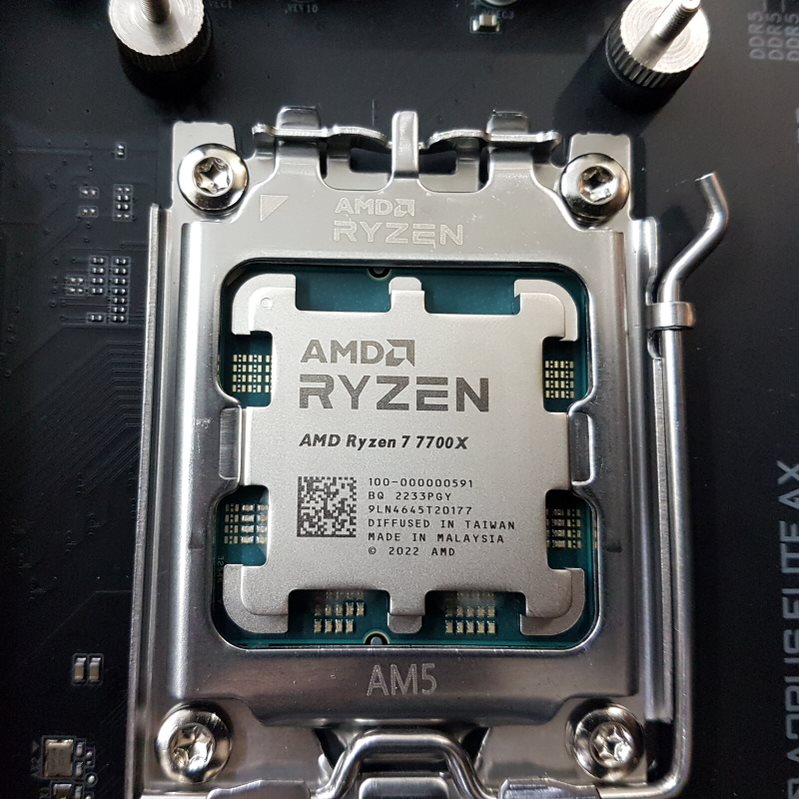 Installing the Ryzen 7 7700X (Image By Tech4Gamers)