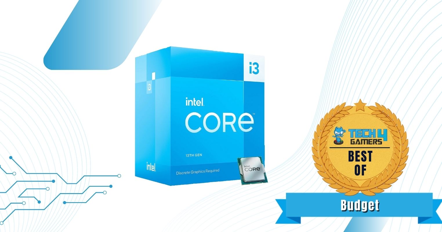 Best budget CPU for AMD RX 7600 - Intel Core i3-13100F
