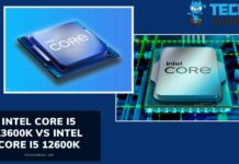 Intel Core i5 13600k vs Intel Core i5 12600k